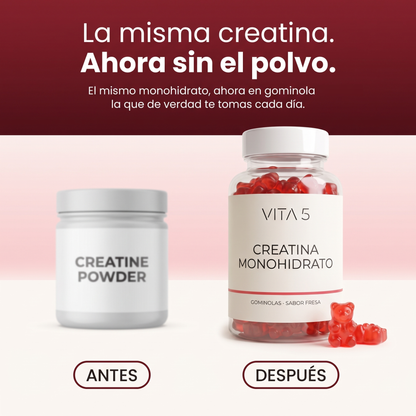 Vita5 · Gominolas de Monohidrato de Creatina
