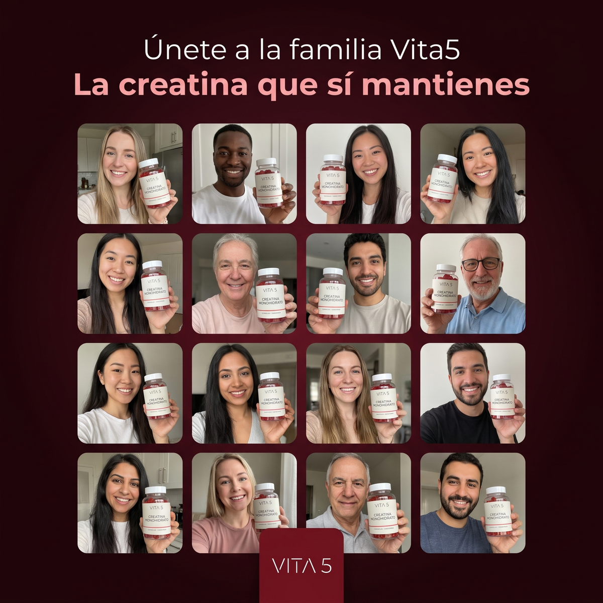 Vita5 · Gominolas de Monohidrato de Creatina