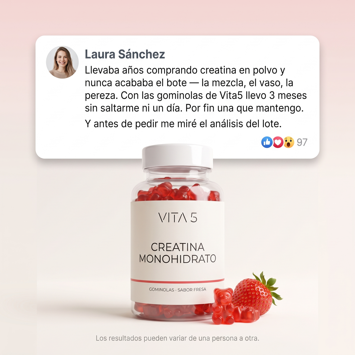 Vita5 · Gominolas de Monohidrato de Creatina