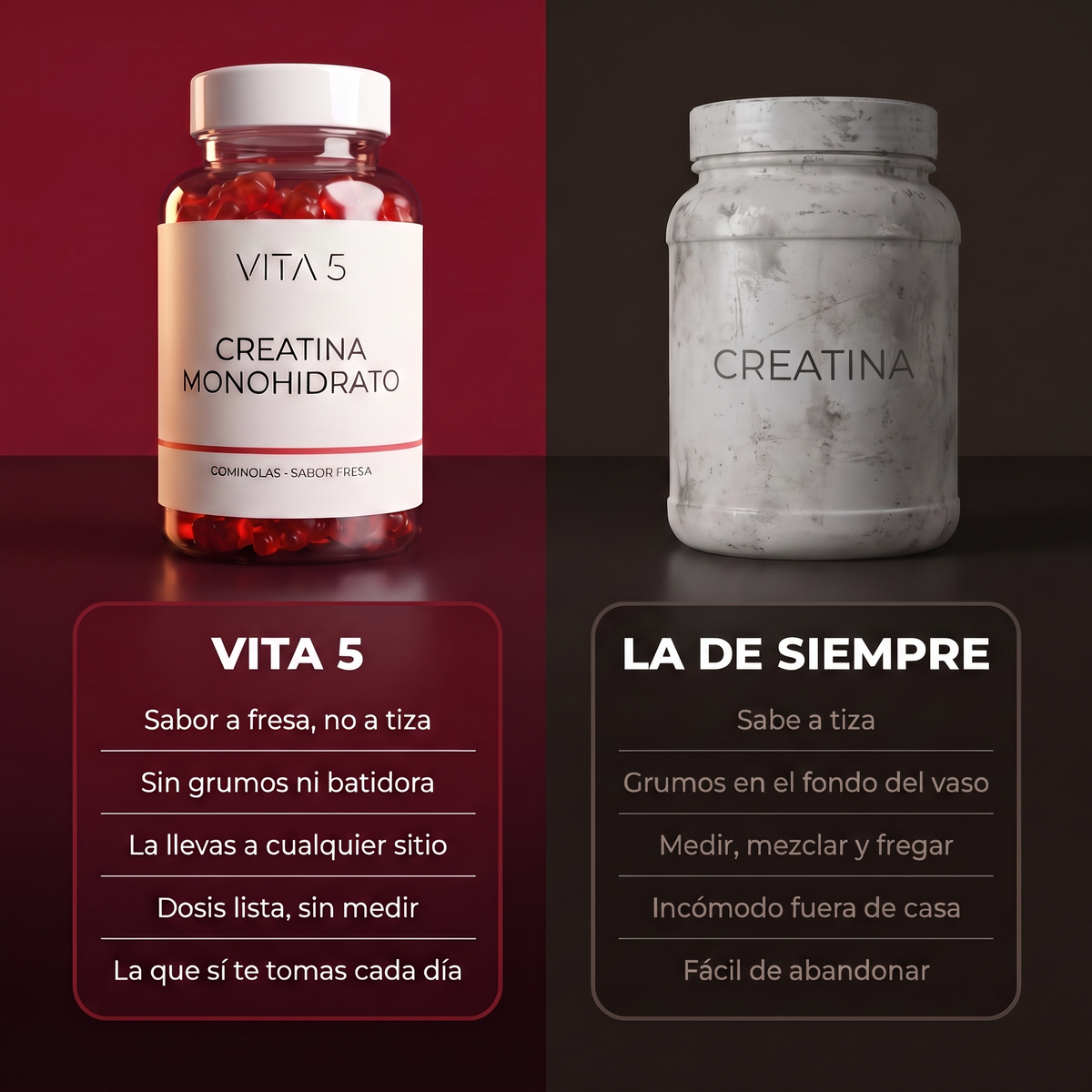Vita5 · Gominolas de Monohidrato de Creatina